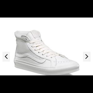 Vans perforated high tops